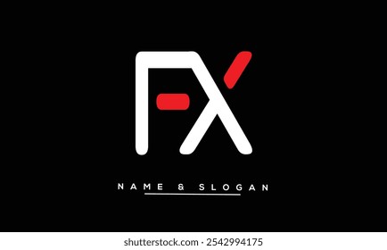 XF, FX Abstract Letters Logo Monogram
