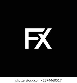 XF or FX ‍abstract outstanding professional business awesome artistic branding company different colors illustration logo or icon or monogram design.