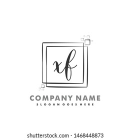 XF Initial beauty monogram logo vector