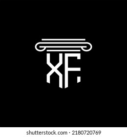 XF letter logo creative design with vector graphic