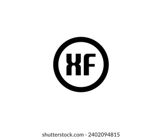 XF logo design vector template