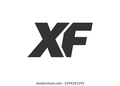 XF Techno Editable Font Logo For Corporate Branding. Bold, Futuristic Design With Unique Typographic Ideas. Minimal Custom Type And Dynamic Letter Variations For Promotion, Printing, And Book Titles