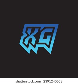 Soporte de diseño de logotipo de inspiración inicial XG e ideas de clan de juegos