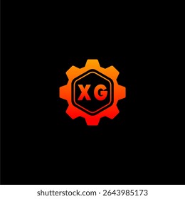 XG Initials Tech Logo Vector Art Icons and Graphics