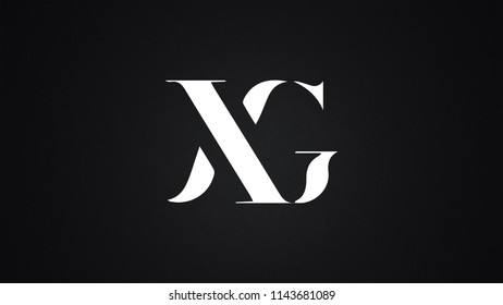 XG Letter Logo Design Template Vector