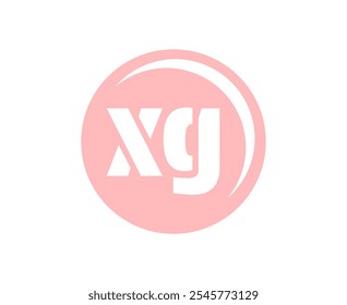 XG-Sport-Emblem oder Team-Logo. Ball-Logo mit einer Kombination aus Anfangsbuchstaben X und G für Bälle Shop, Sportfirma, Training, Club-Badge. Vektorgrafik.