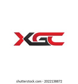 XGC monogram initial letters logo Design Vector