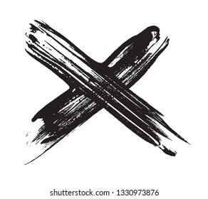 X.Grunge cross sign. 