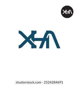XHA Logo Letter Monogram Design