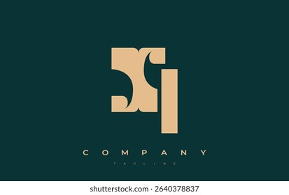 XI Abstract Geometric Logo Design. Modern and elegant logo design with simplistic typography elements, showcasing branding excellence.
