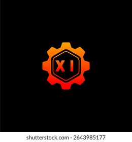 XI Initials Tech Logo Vector Art Icons and Graphics