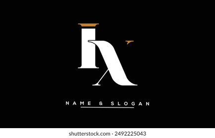 XI, IX Abstract Letters Logo Monogram
