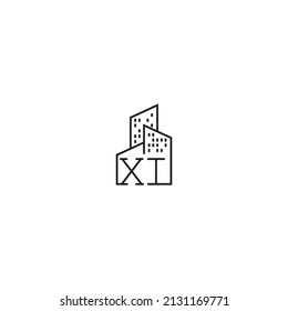 XI line concept logo in high quality professional design that will be best for companies related to real estate