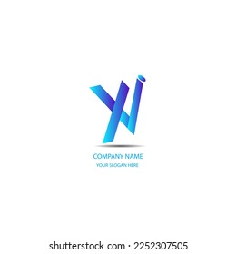 XI Simple Letters logo Design