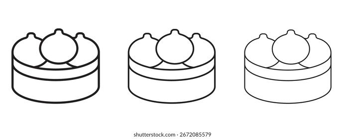 Xiao longo bao ícone. Ilustração de elemento simples. Pode ser usado para web e celular.