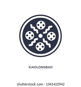 xiaolongbao isolated icon. Simple element illustration from asian concept. xiaolongbao editable logo symbol design on white background. Can be use for web and mobile.