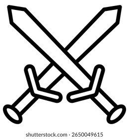 ícone xifos plano fino esboço arte logotipo