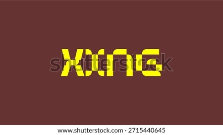 Xing Text Logo Vector Artworks