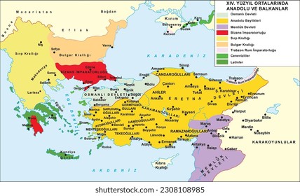 xiv. Anatolia and the Balkans in the middle of the century