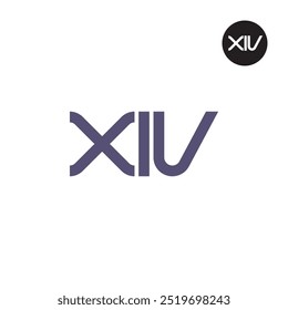 XIV Logo Letter Monogram Design