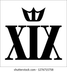 XIX LETTER LOGO