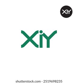 Design do Monograma da Letra XIY Logo