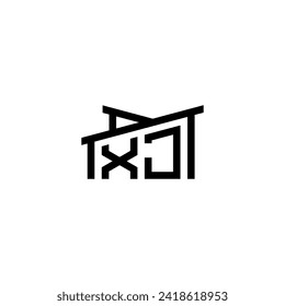XJ Initial Letter in Real Estate Logo concept.eps XJ Initial Letter in Real Estate Logo concept