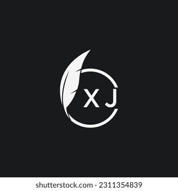 XJ initials lawyer logo image logo vector