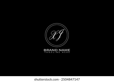 XJ letter logo creative design. XJ unique design
