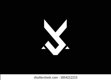 Diseño del logo de la carta XJ sobre fondo de lujo. Concepto de logotipo de letras de monograma JX. Diseño de iconos de XJ. Diseño de iconos de letras blancas elegantes y profesionales JX en fondo negro. J X