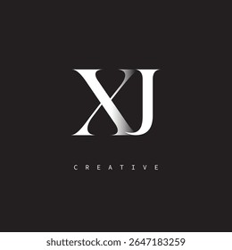 XJ Monograma Logo Mínimo Elegante Letra marca para Luxo, Moda   Marcas criativas	
