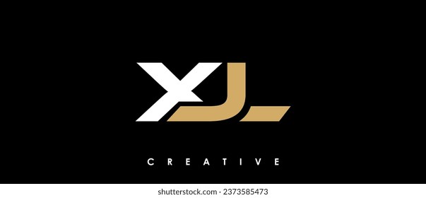 Vektorgrafik des ersten XJL-Letter-Designs