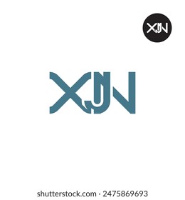 XJN Logo Letra Monograma Diseño