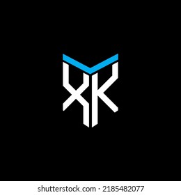 XK letter logo creative design with vector graphic