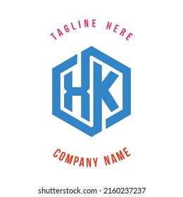 El logotipo de grabado XK es sencillo, fácil de entender y autoritario
