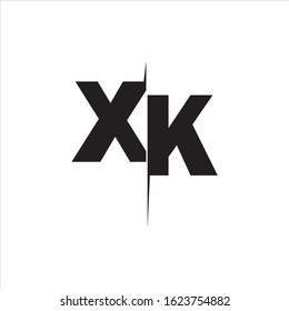 XK Logo Letters white background