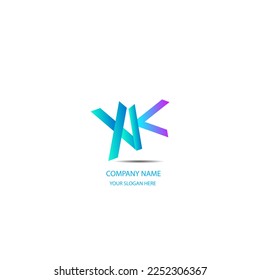 XK Simple Letters logo Design