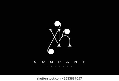 XK Typography Logo Design. Stylish monogram design depiction featuring the letters X and K combined in an artistic signature style, delivering a unique and creative visual representation.