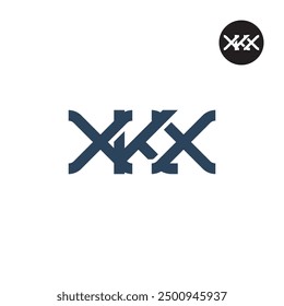XKX Logo Letter Monogram Design