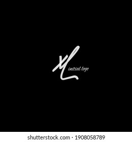 XL handwritten logo for identity