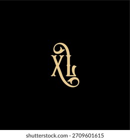 XL letter initial royal concept Barock style design monogram modern logo