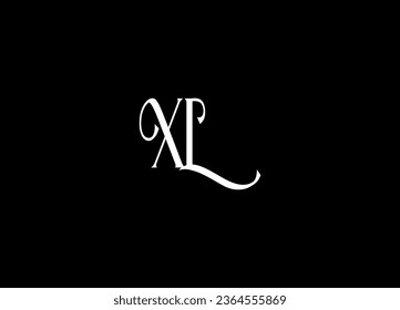 XL  letter logo design and grapic design 