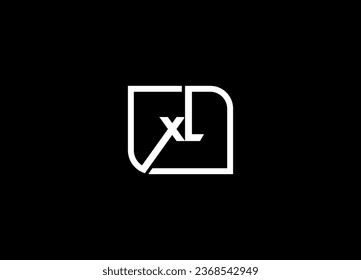 XL letter logo design and monogram logo design