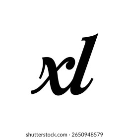 xl modern minimalist timeless logo design blending simplicity and elegance, ideal for businesses seeking a clean, professional, and enduring brand identity across digital and print platforms.
