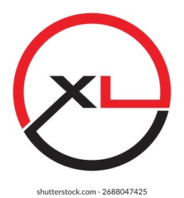Vetor de logotipo corporativo do Monograma XL