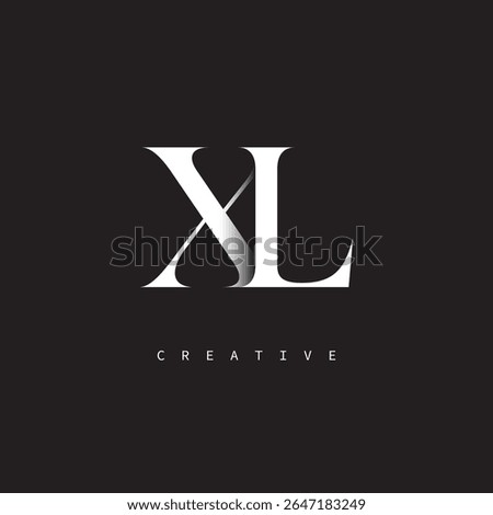 XL Monogram Logo Minimal Elegant Letter mark for Luxury, Fashion   Creative Brands	

