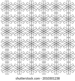patrón de línea x y línea recta en el medio. adecuado para los patrones de ropa, la decoración de las paredes, etc.
