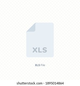 icono de extensión de archivo xls elemento de diseño gráfico único ilustración vectorial para presentación de negocios, info-gráfico, aplicación web y móvil, interfaz de usuario de aplicación

