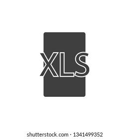xls file icon. One of the collection icons for websites, web design, mobile app