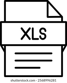 Xls File Icon Symbol Art Sign